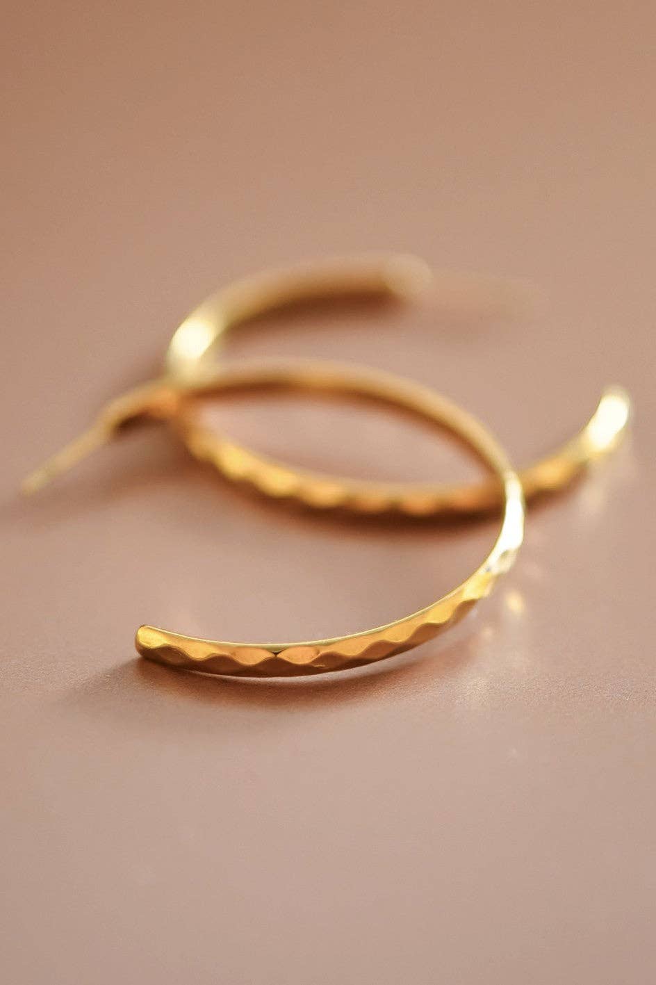 Azzie 18K Gold Hoop Earrings