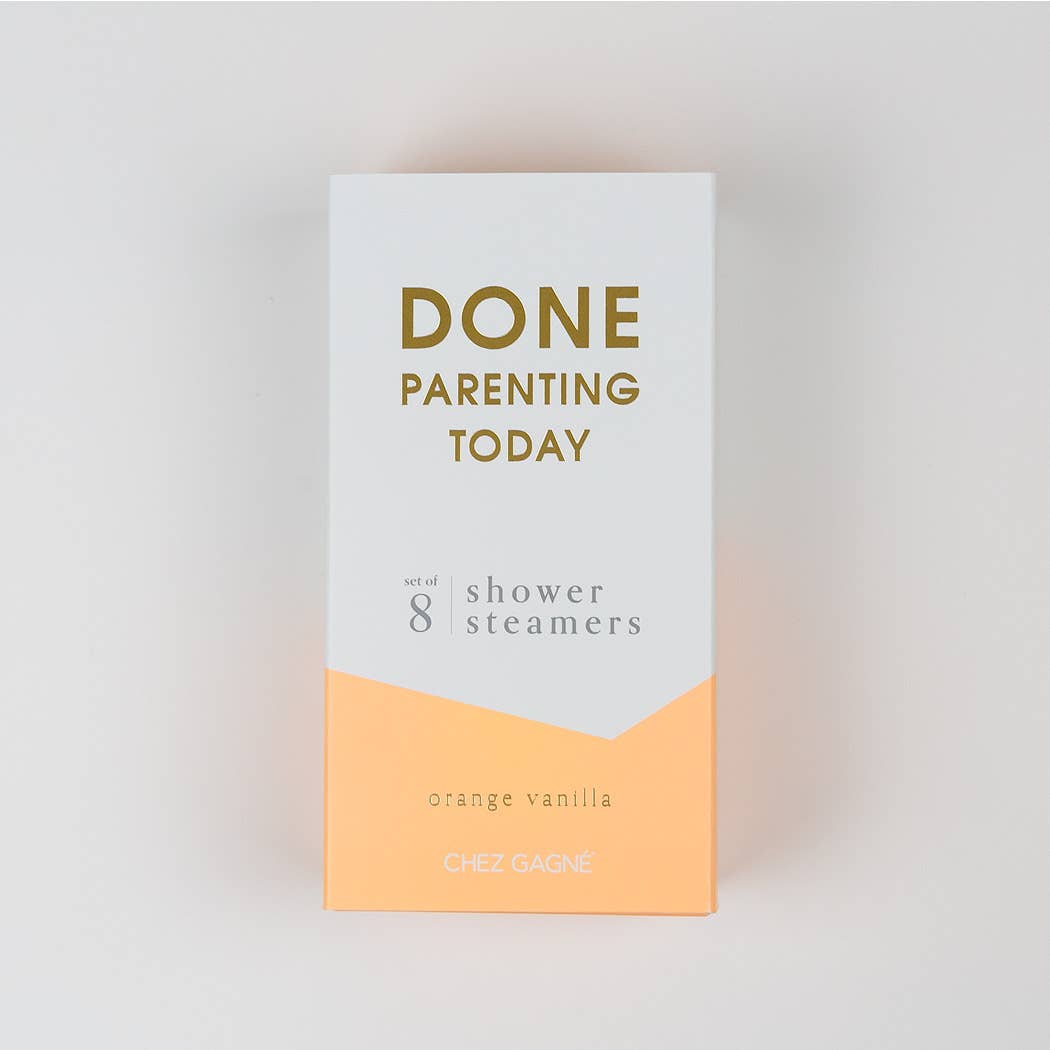Done Parenting Today Shower Steamers - Orange Vanilla - Set of 8 Tabs
