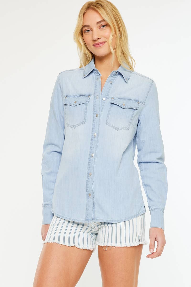 KanCan Sugar Denim Shirt