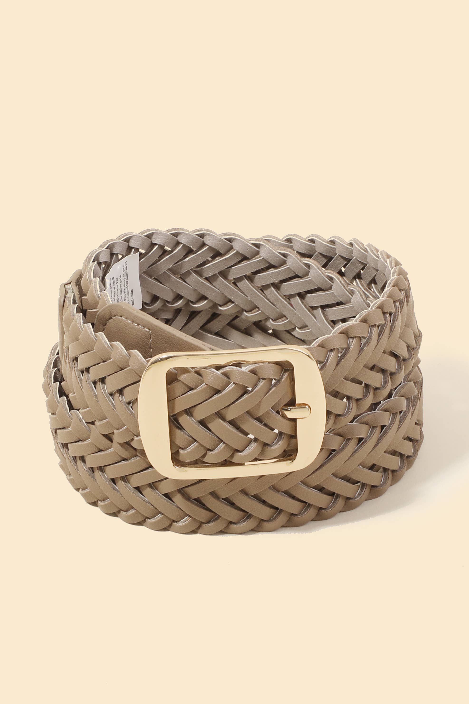 Vicks Braided Vegan Leather Belt (3 Colors!)