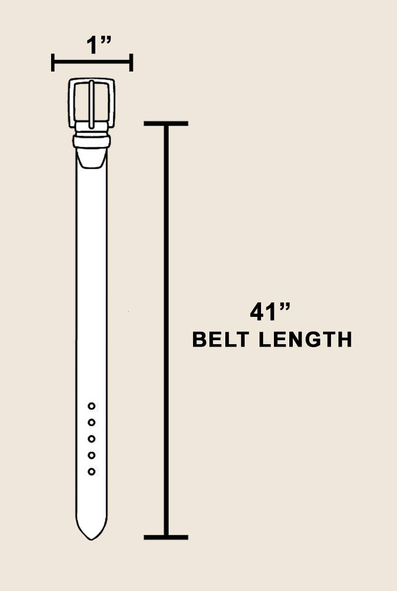 Vara Simple Grommet Vegan Leather Belt