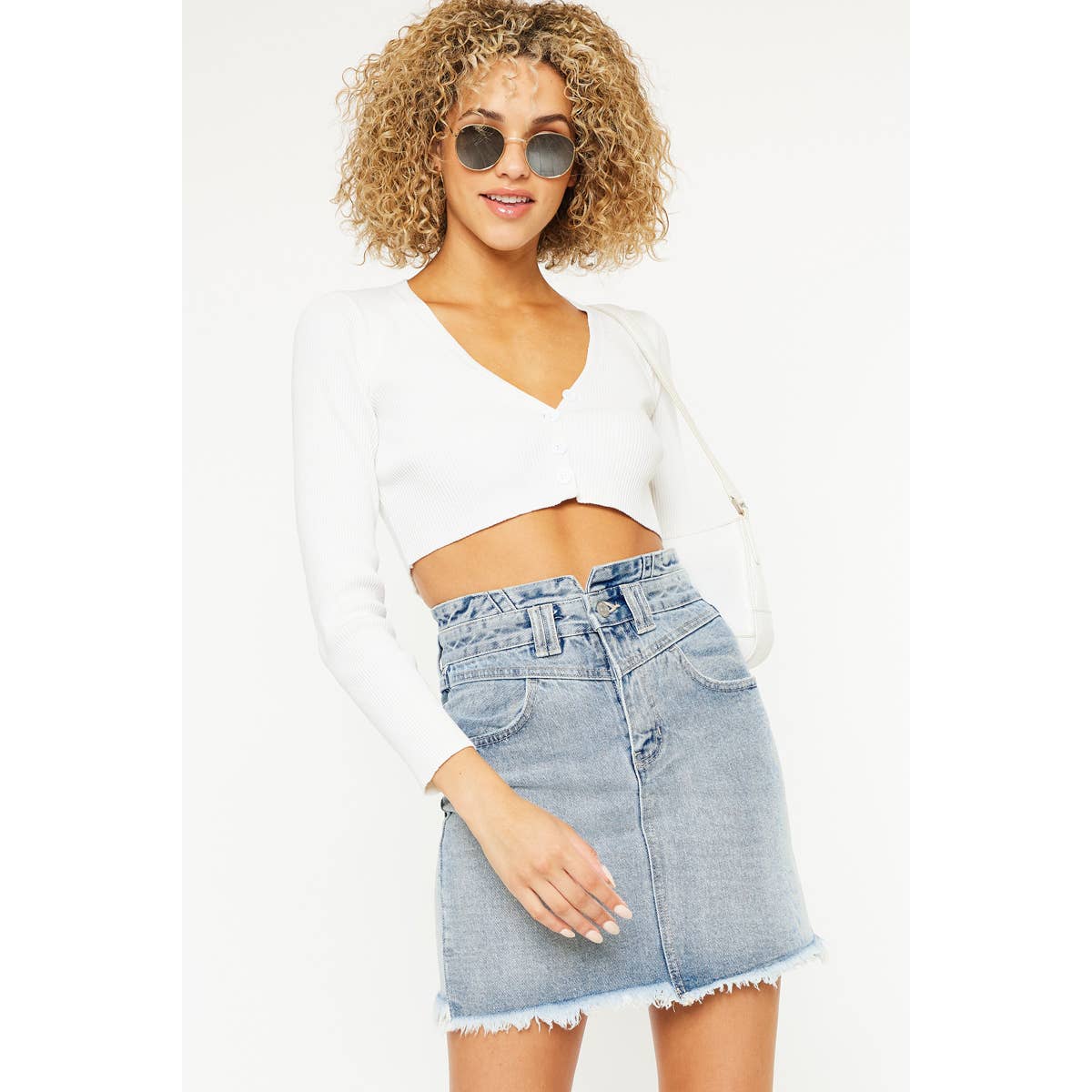 KanCan Hallie Denim Skirt