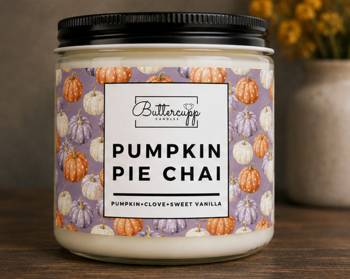 Pumpkin Pie Chai Soy Wax Candle