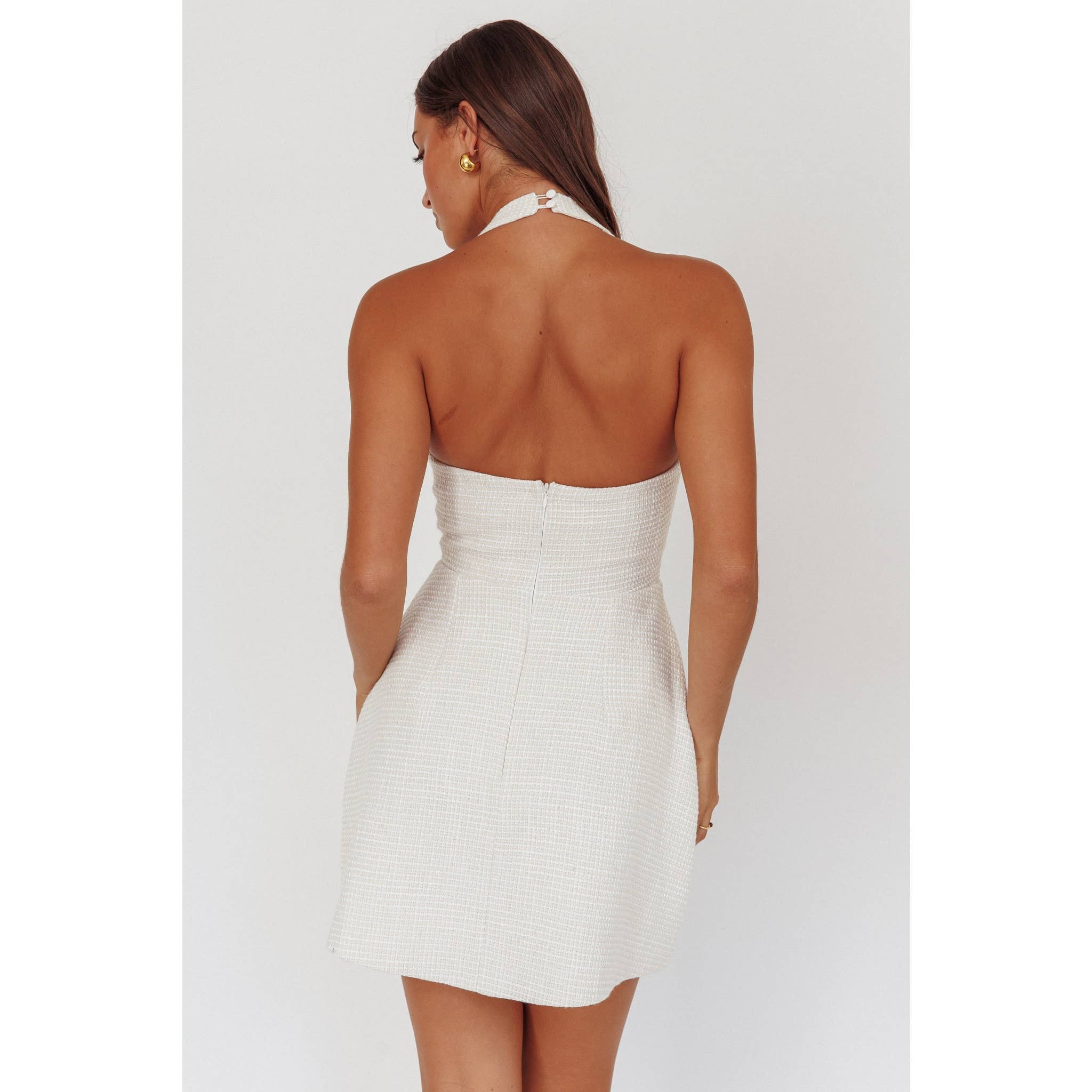 Myla Halter White Dress