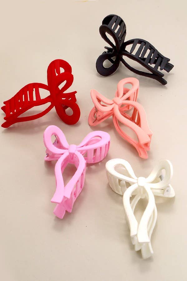Matte Bow Claw Clip (2 Colors!)