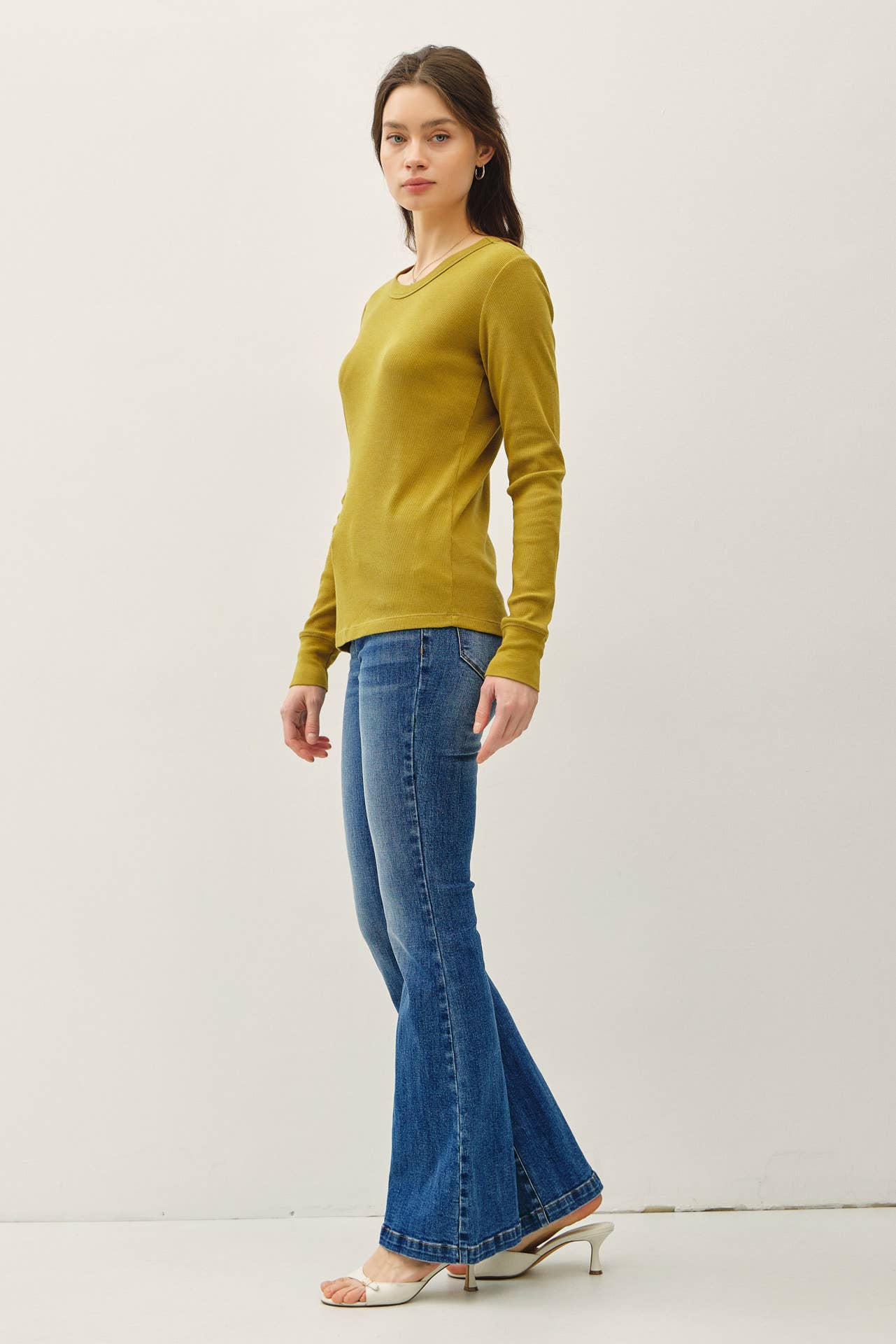 Timber Ribbed Long Sleeve Shirt