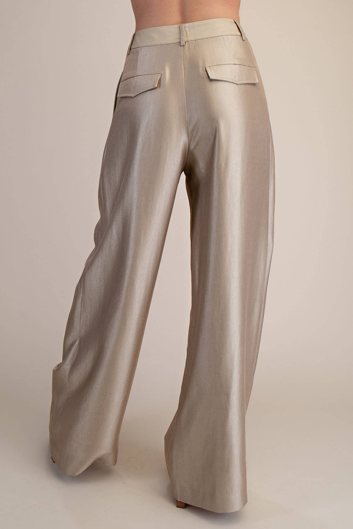 Murna High-Waisted Double Pleat Pants