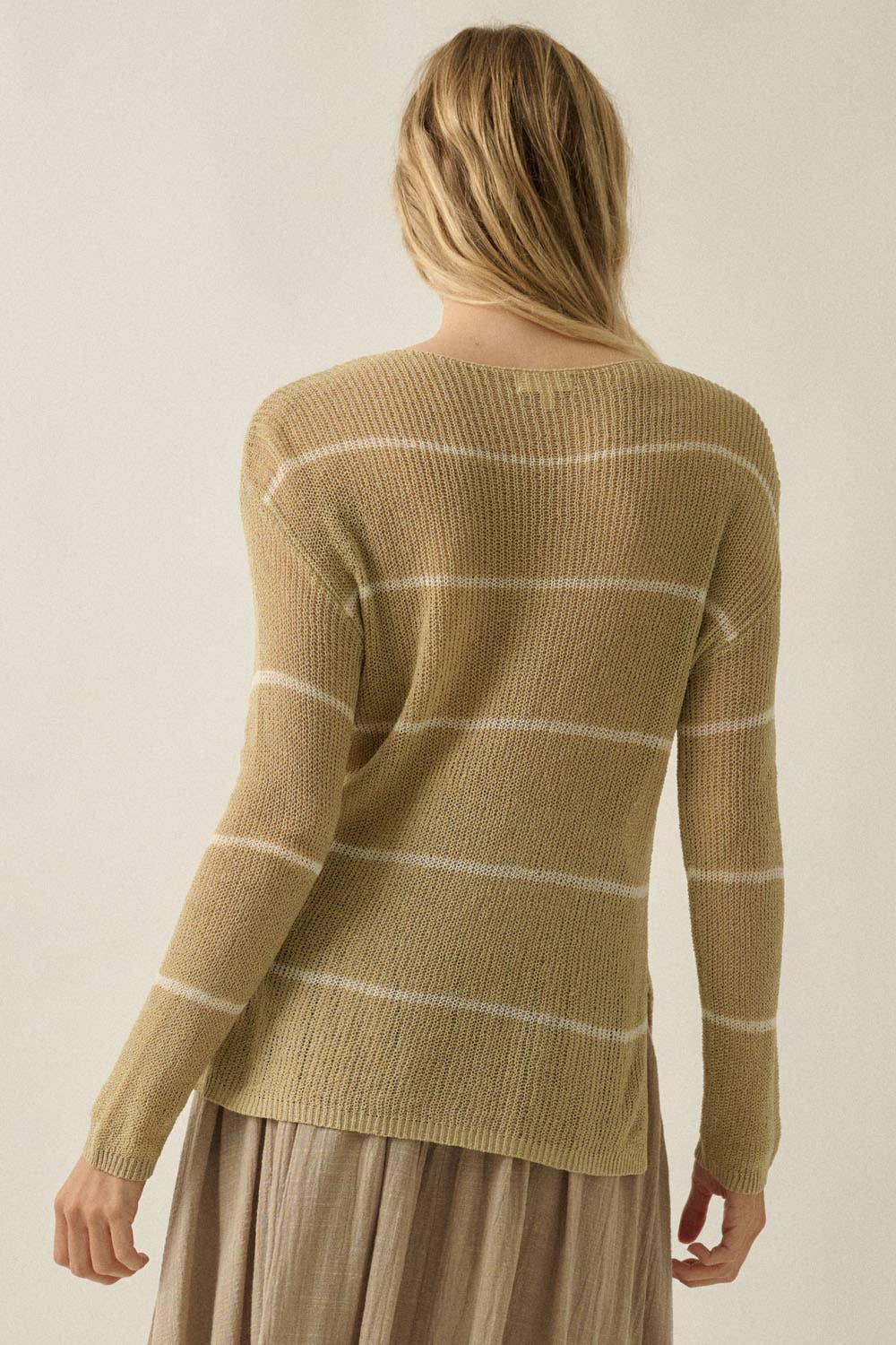 Stila Striped Lightweight Sweater FINAL SALE
