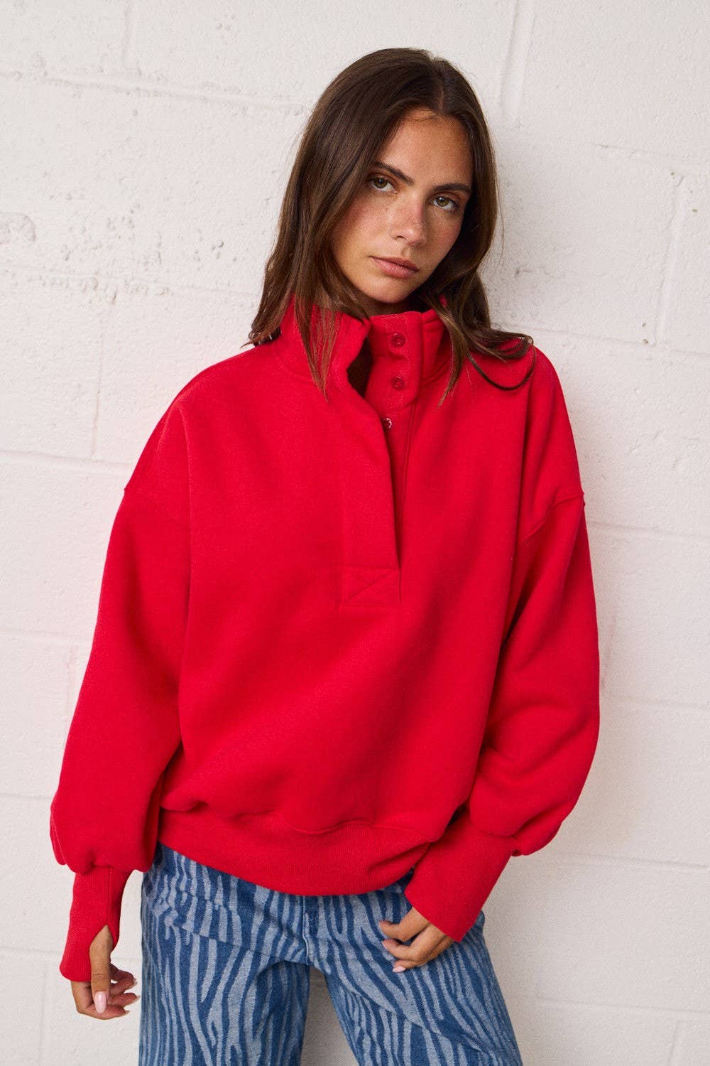 Wendy Red Pullover