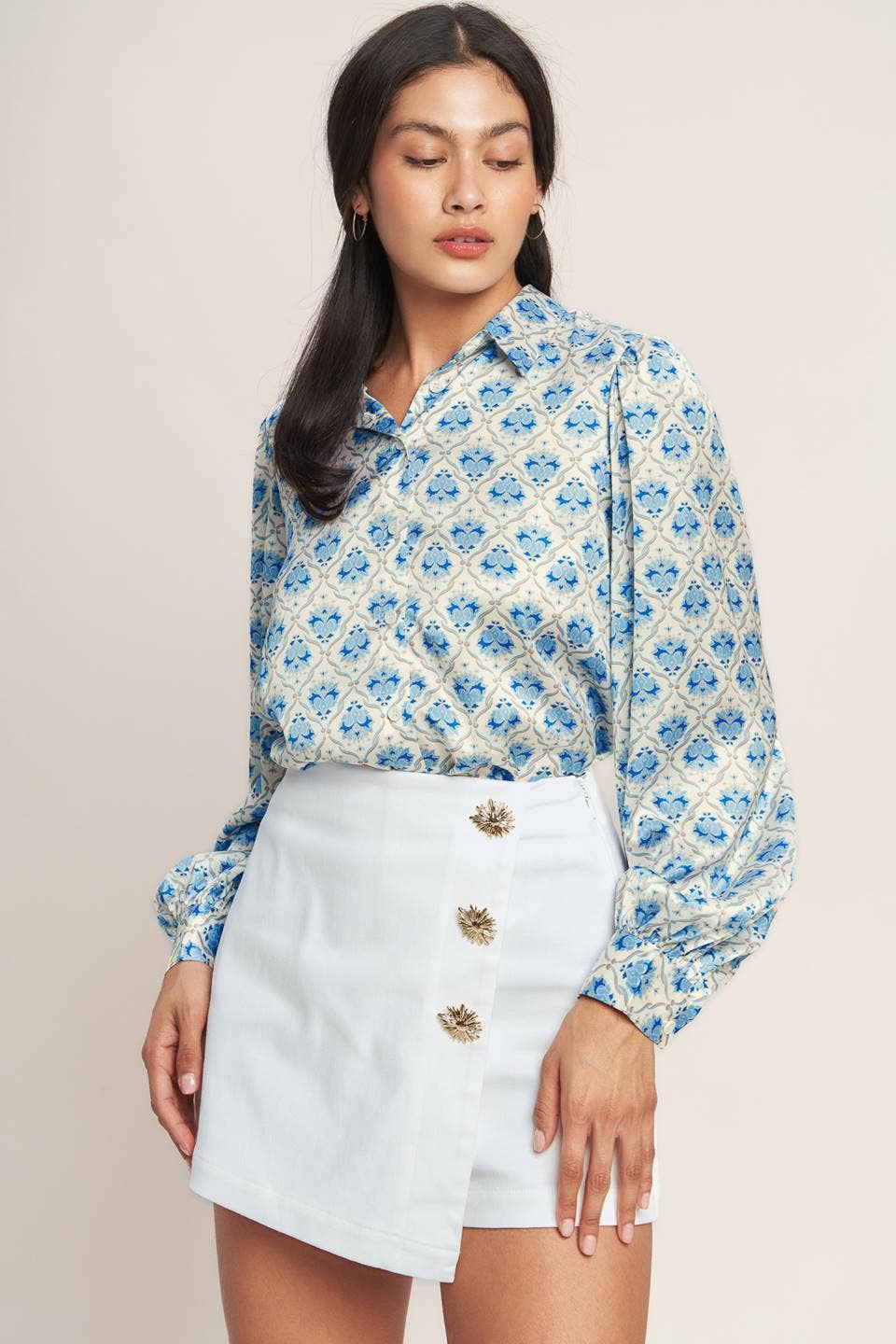 Braya Denim Skort Skirt