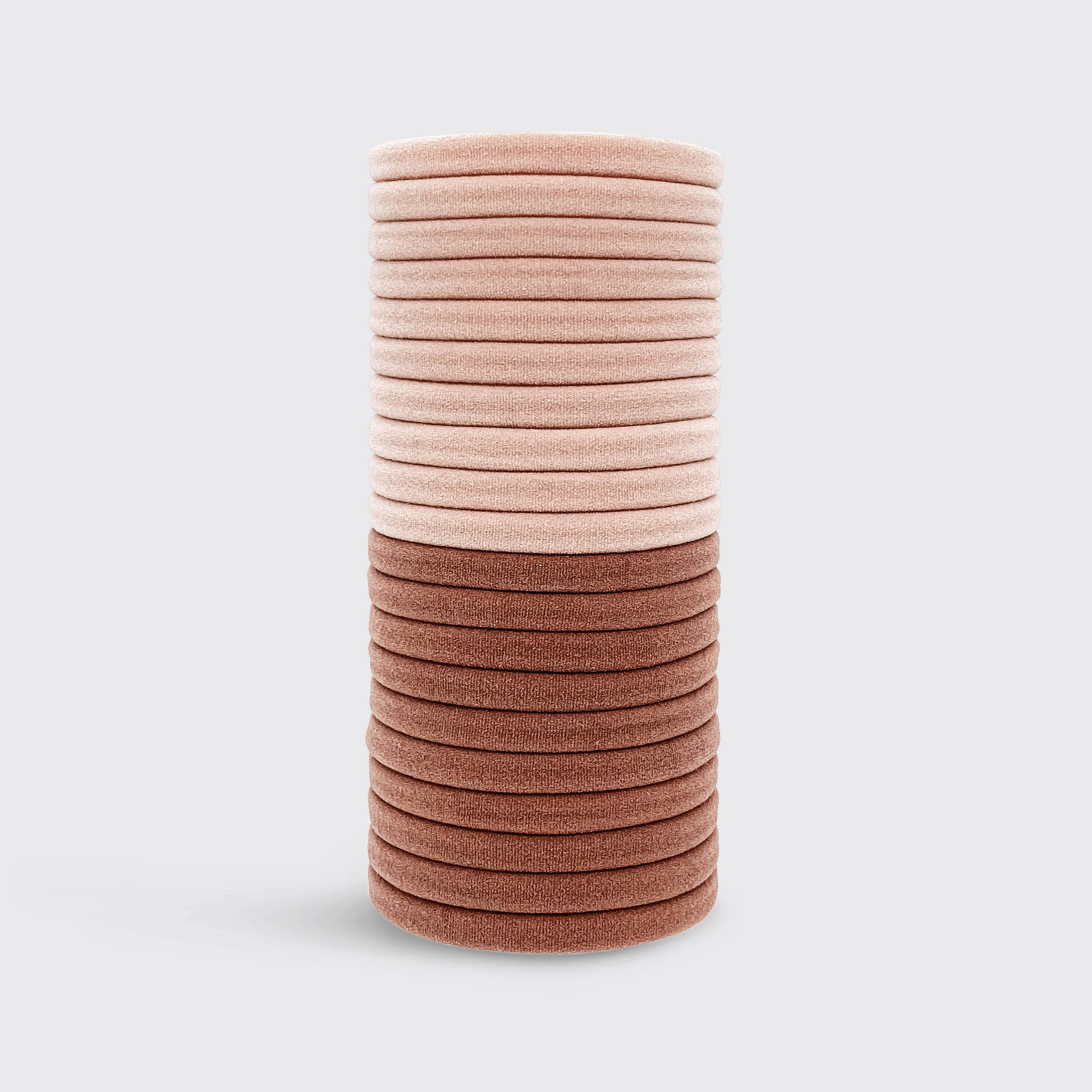 KITSCH Eco-Friendly Nylon Elastics 20pc set - Blush