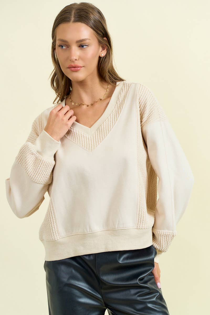 Maevis Media Block Sweatshirt