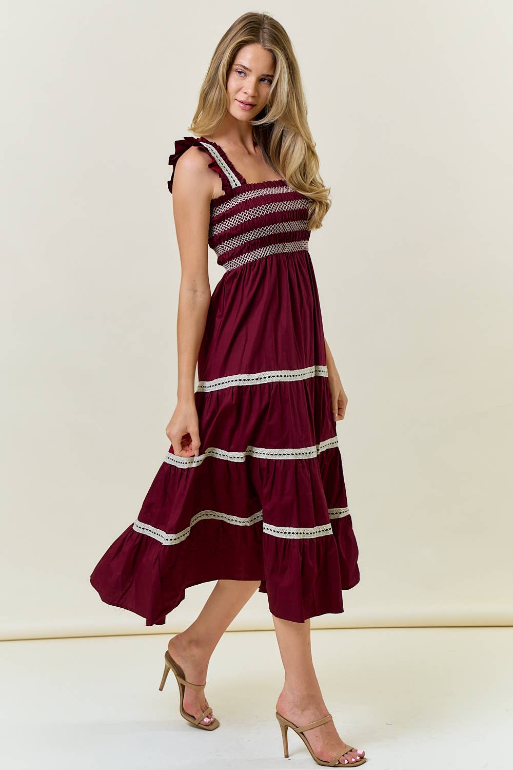 Sofia Ruffle Maxi Dress