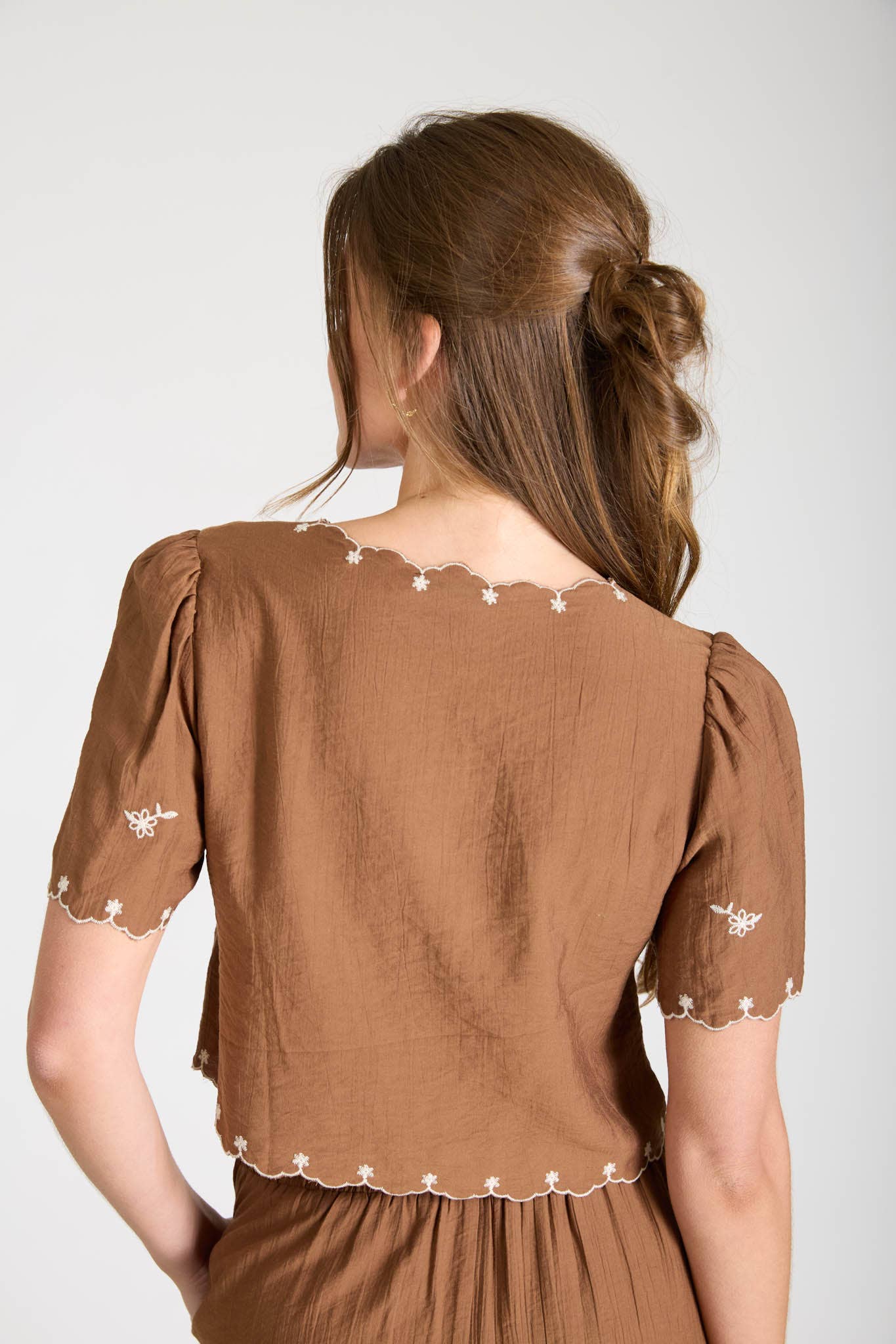 Gary Embroidered Top