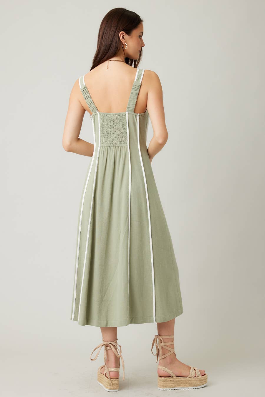 Dollie Linen Midi Dress