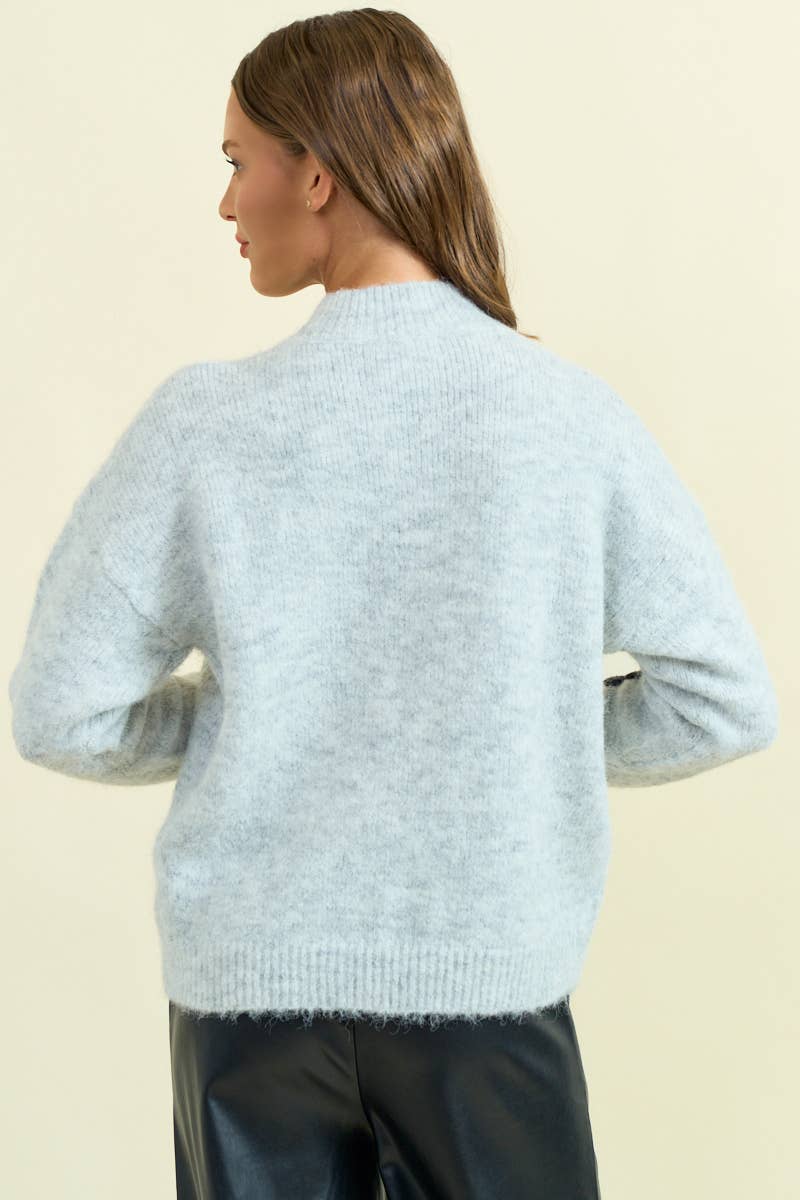 Gainor Floral Applique Sweater -In stores 10/10!