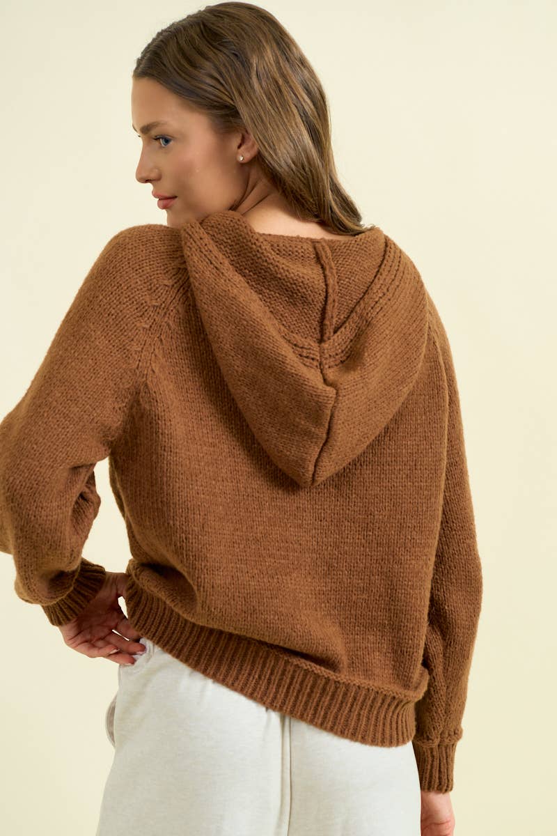 Gayte Braided Hooded Sweater -In stores 10/10!