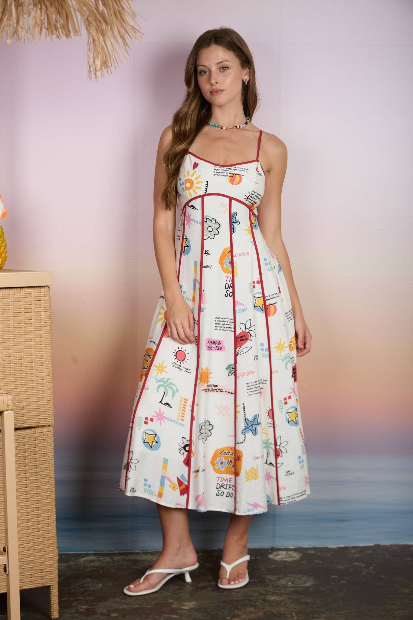Janda Vacay Midi Dress