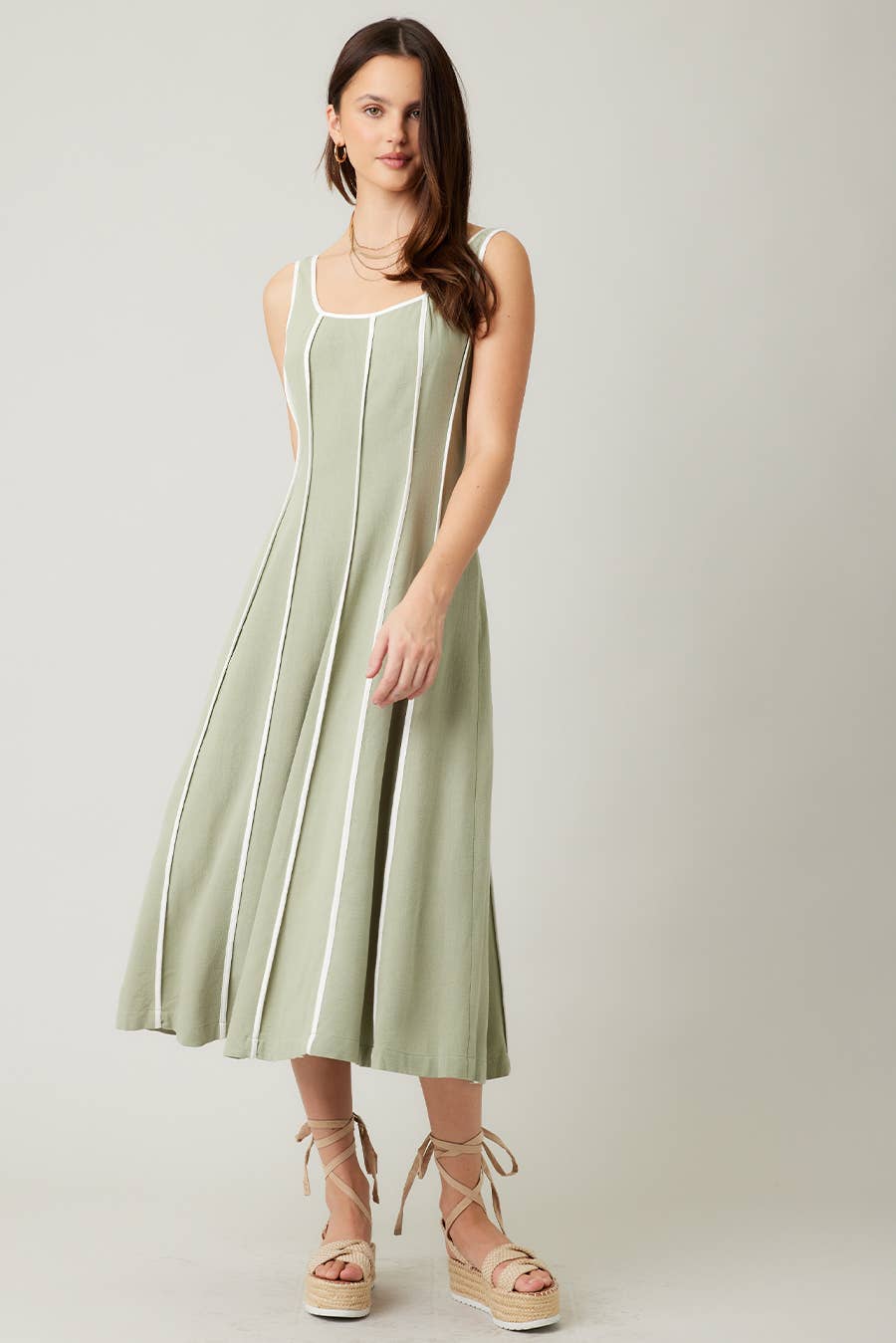 Dollie Linen Midi Dress
