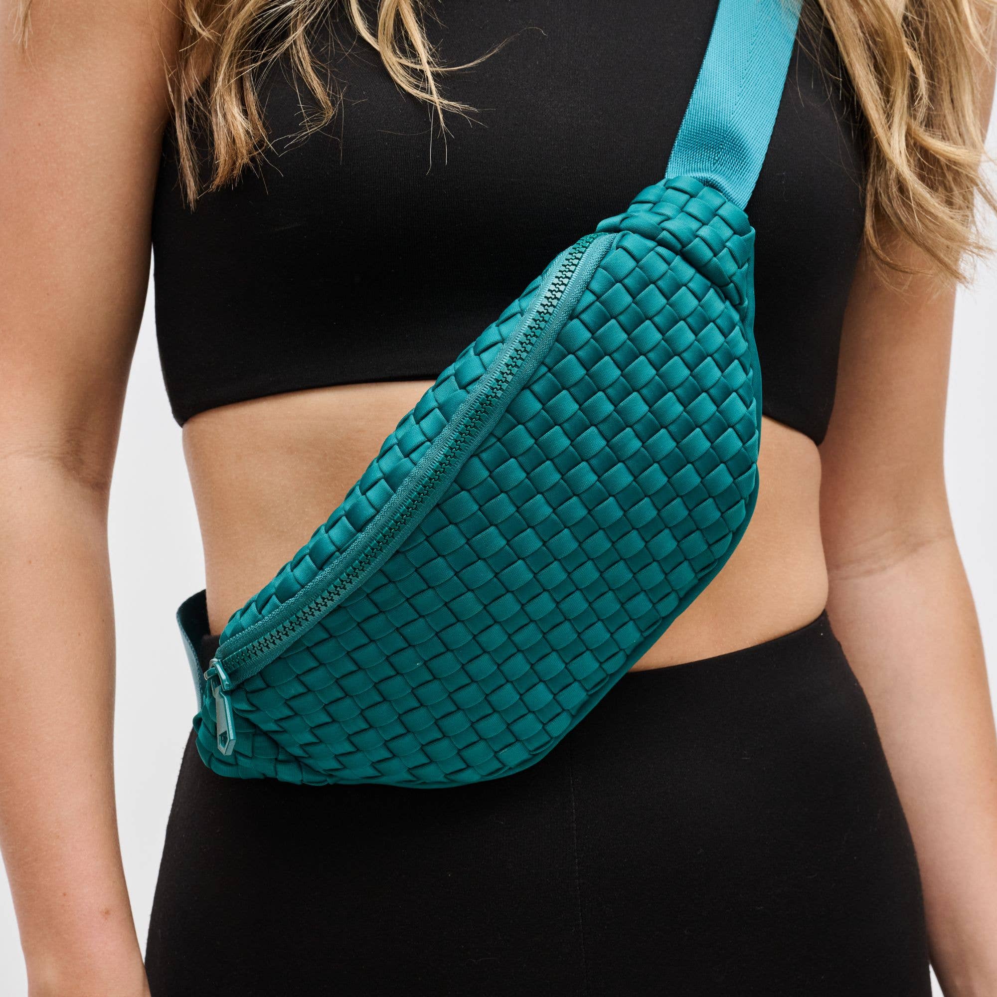 Sol and Selene Aim High Woven Neoprene Belt Bag (4 Colors!) FINAL SALE