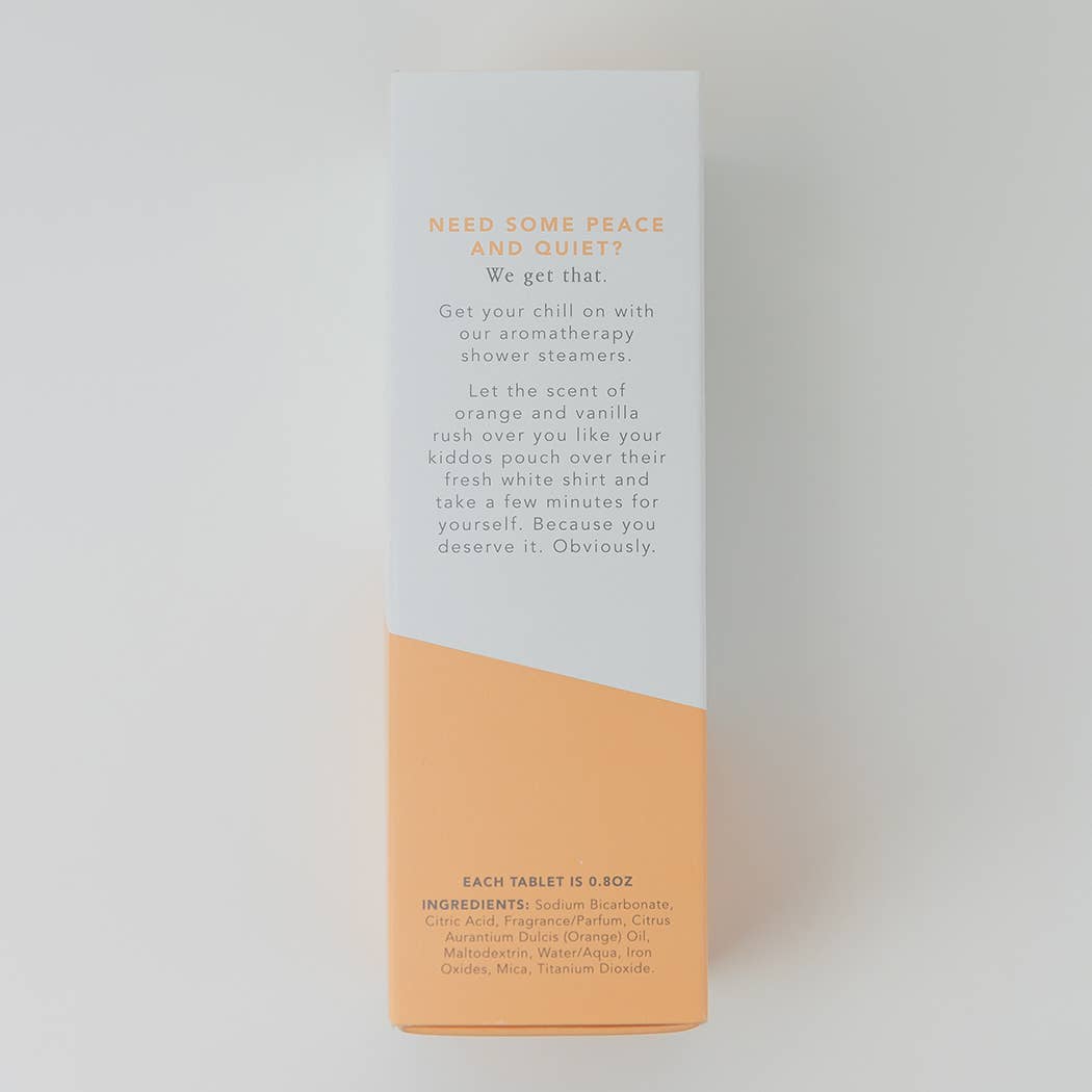 Done Parenting Today Shower Steamers - Orange Vanilla - Set of 8 Tabs