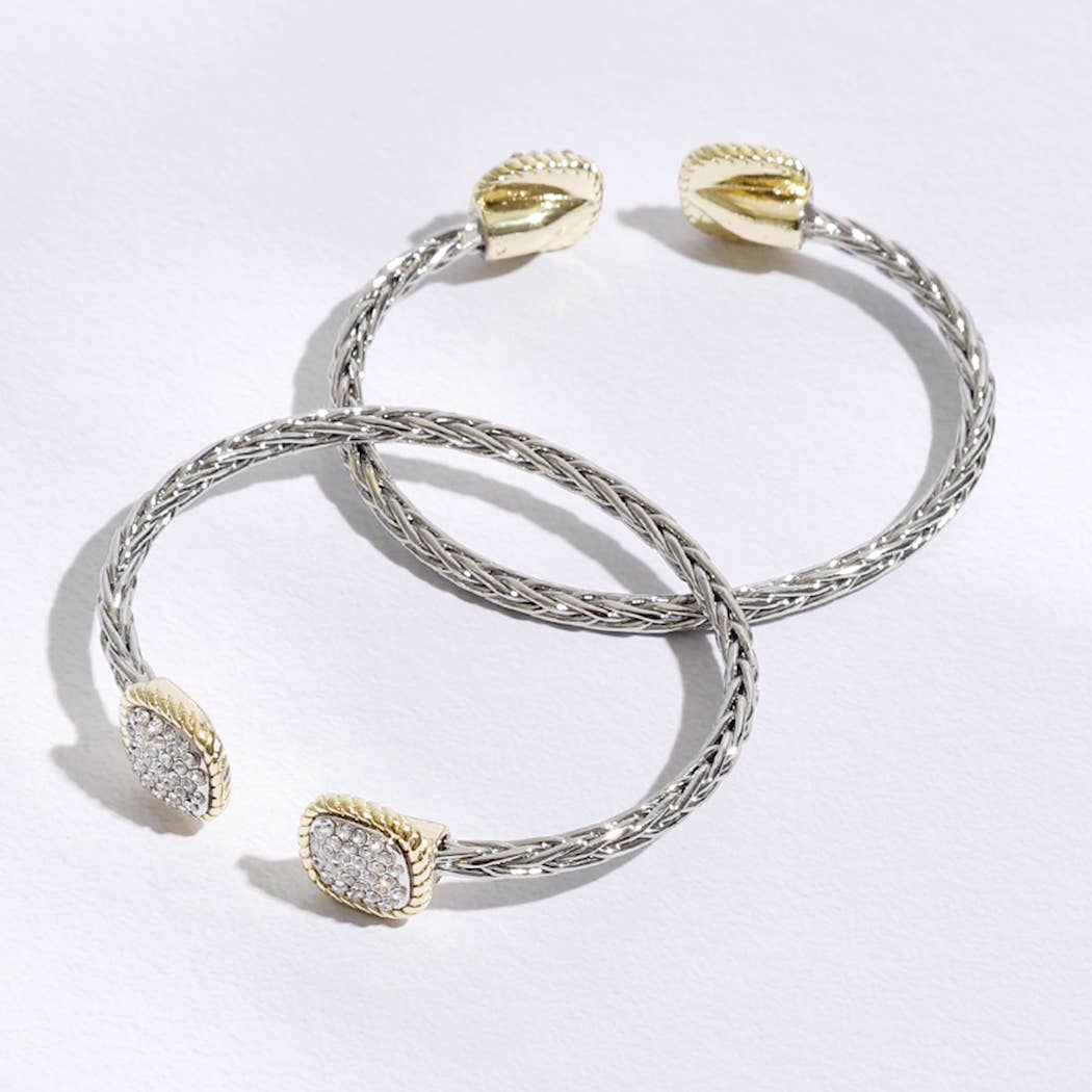 Duncan Square Edge Designed Braided Bracelet