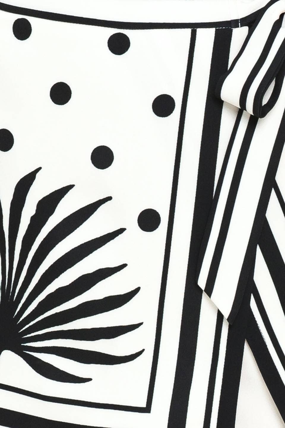 Bona Printed Wrap Skort Skirt