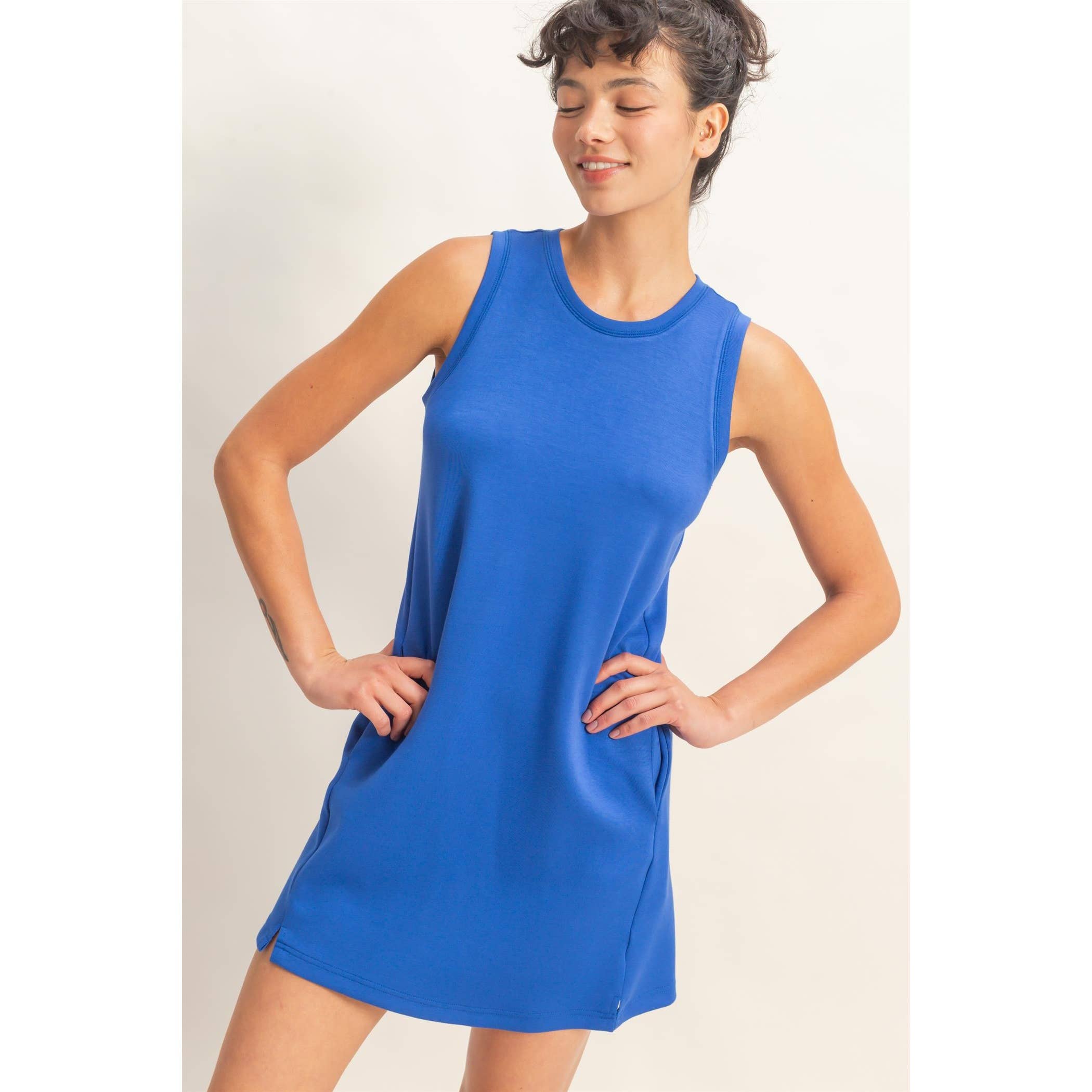 Jacobi Crew Neck Mini Dress