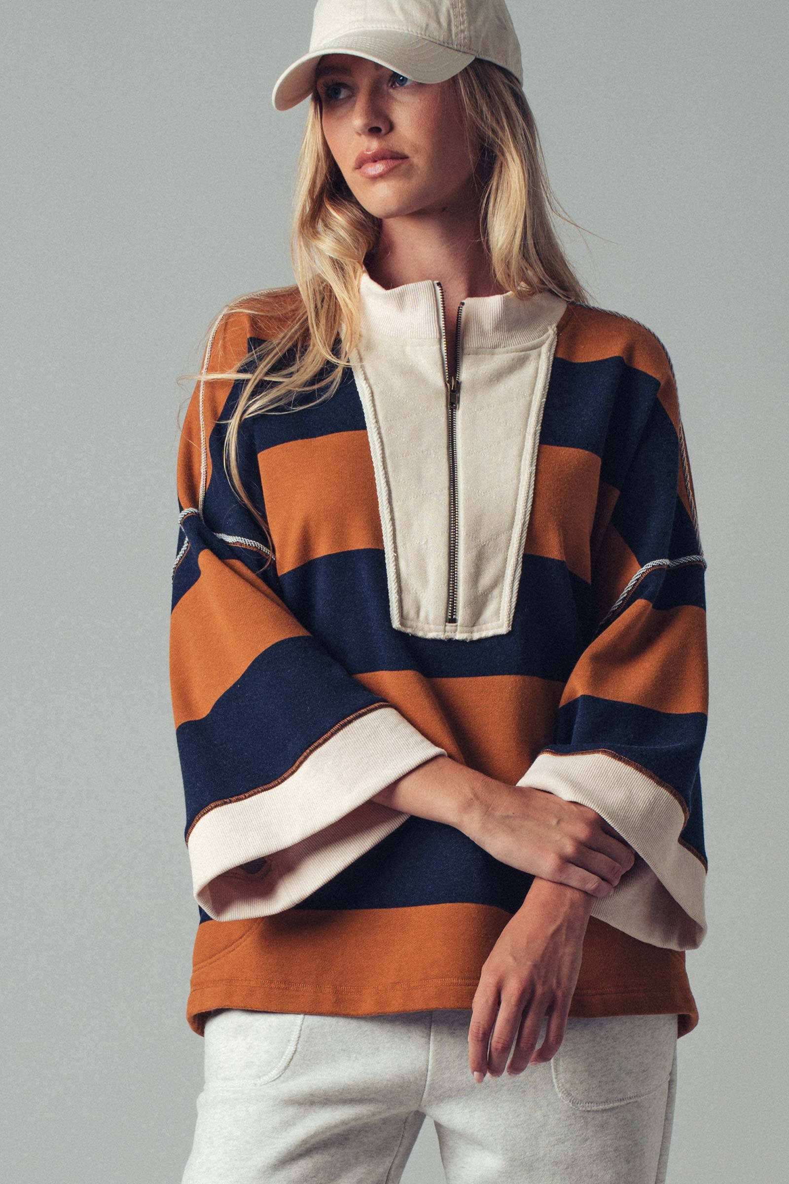 Newsome Stripe Pullover Top PREORDER
