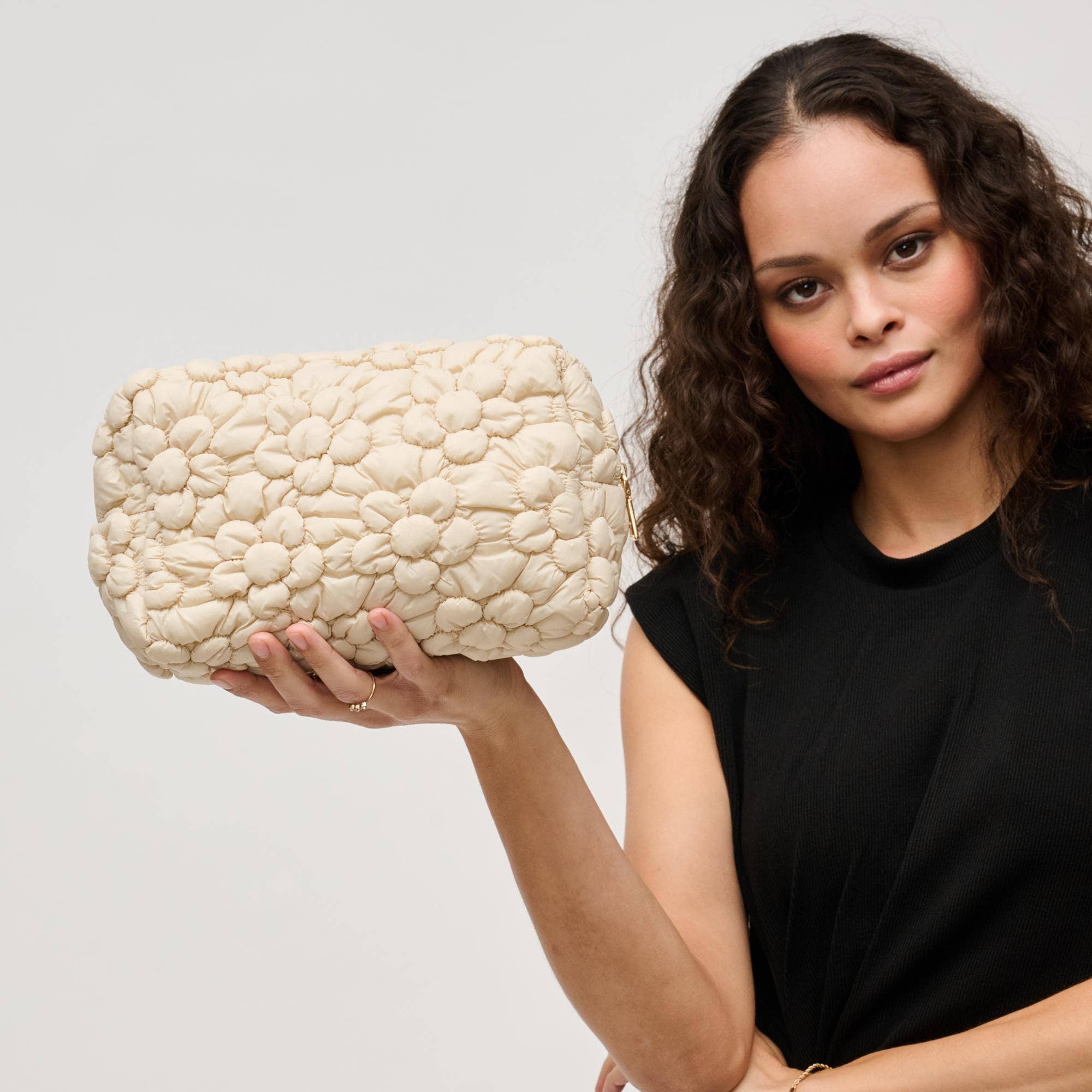 Flora Pop - Nylon Cosmetic Pouch (5 Colors!)