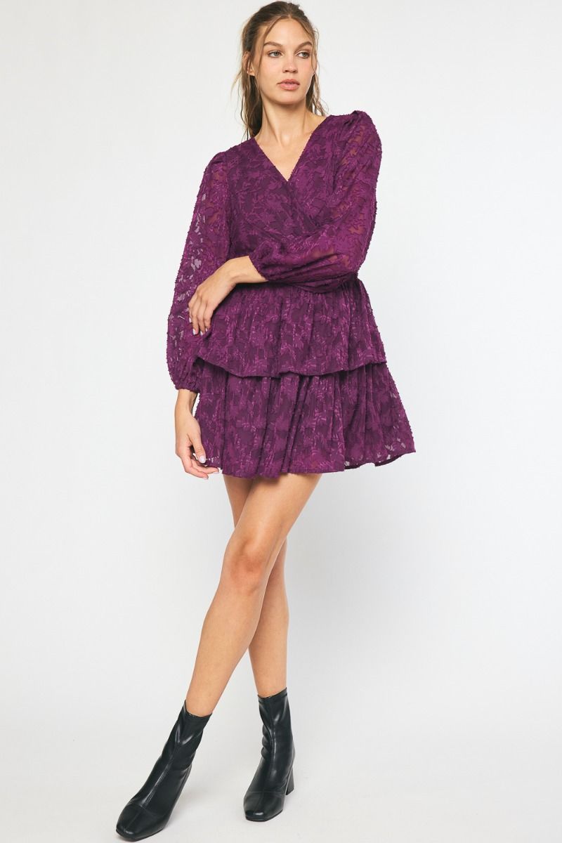 Marly Floral Violet Dress FINAL SALE