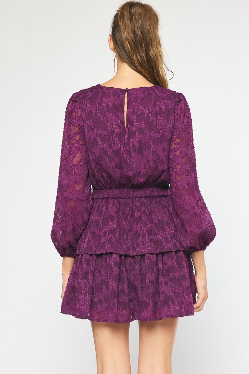 Marly Floral Violet Dress FINAL SALE