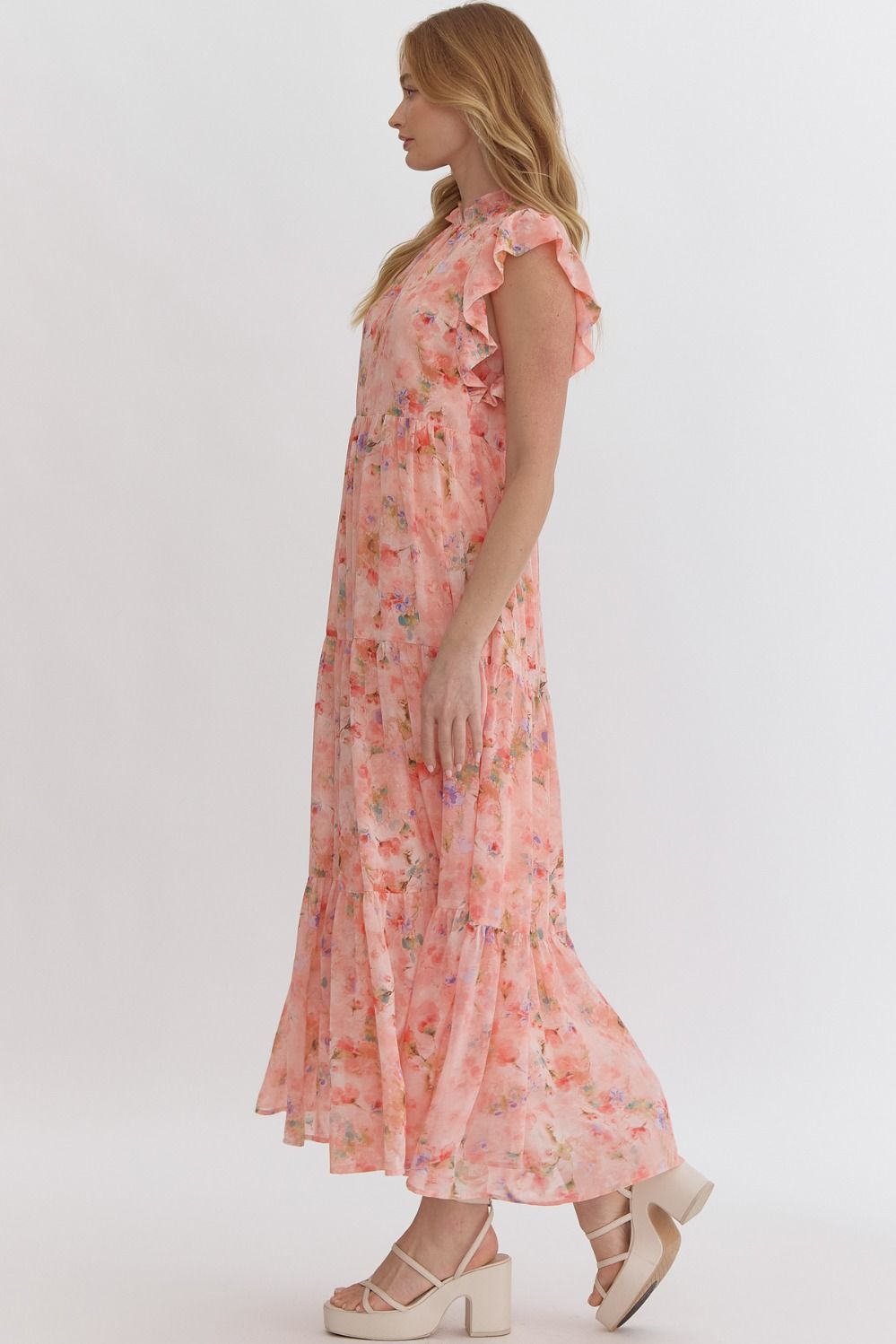 Braxton Floral Flutter Dress PREORDER