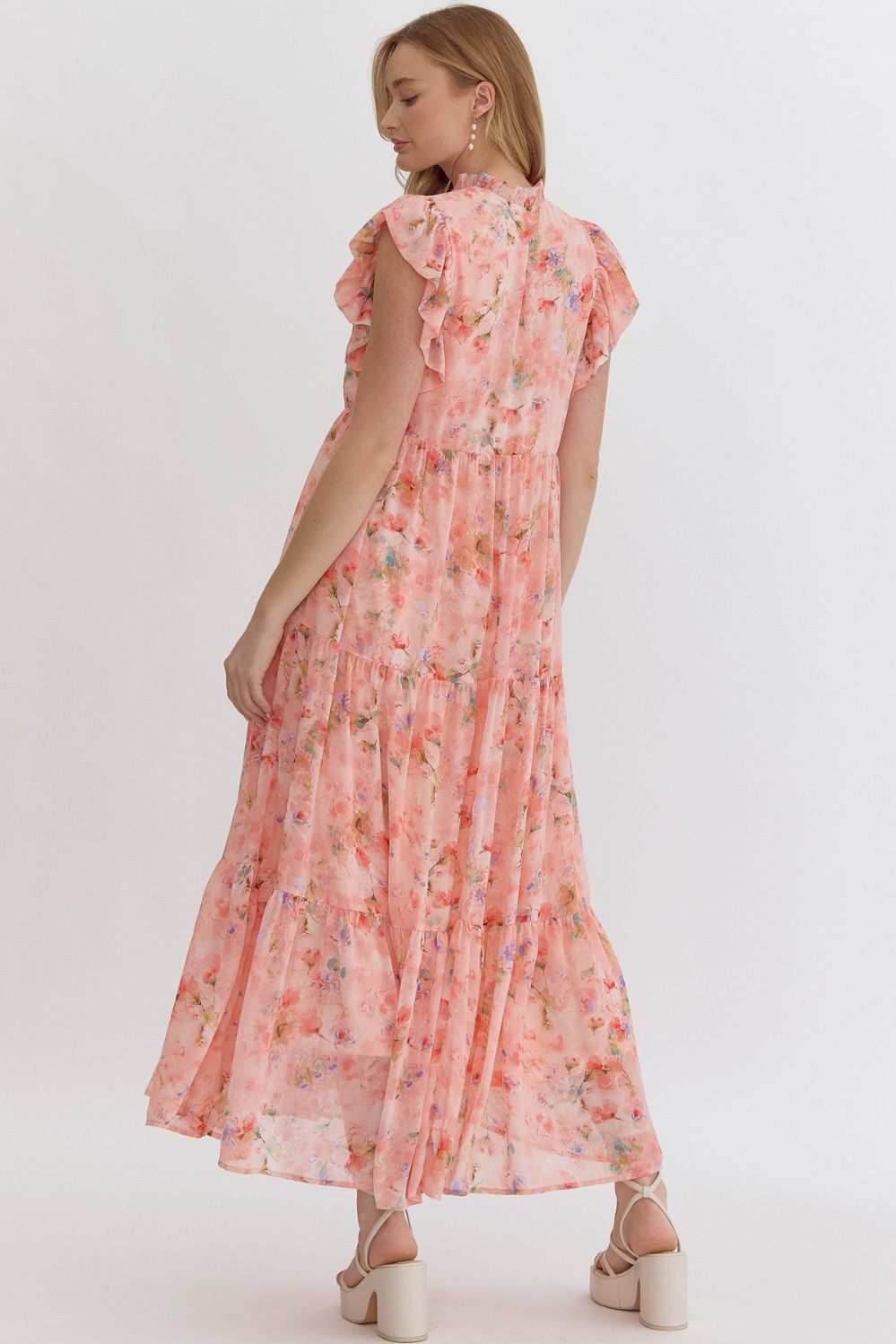 Braxton Floral Flutter Dress FINAL SALE