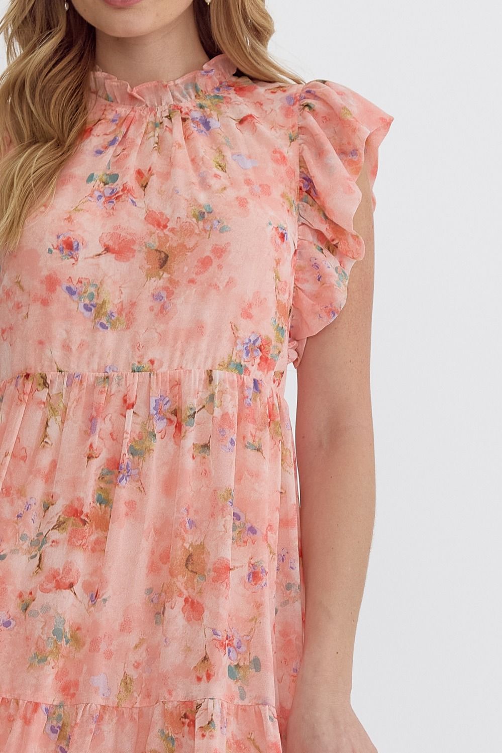 Braxton Floral Flutter Dress FINAL SALE