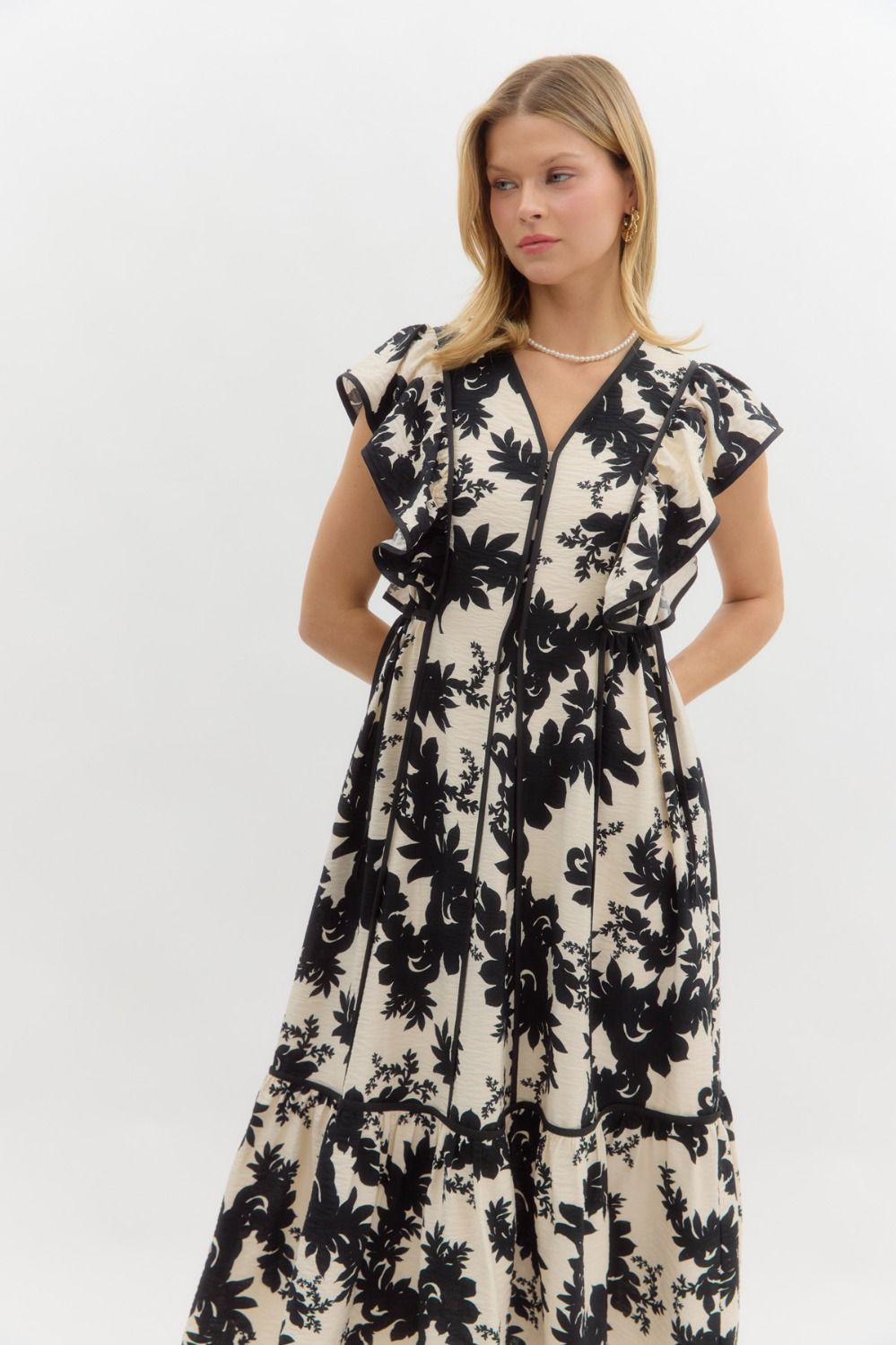 ENTRO Moira Floral Dress