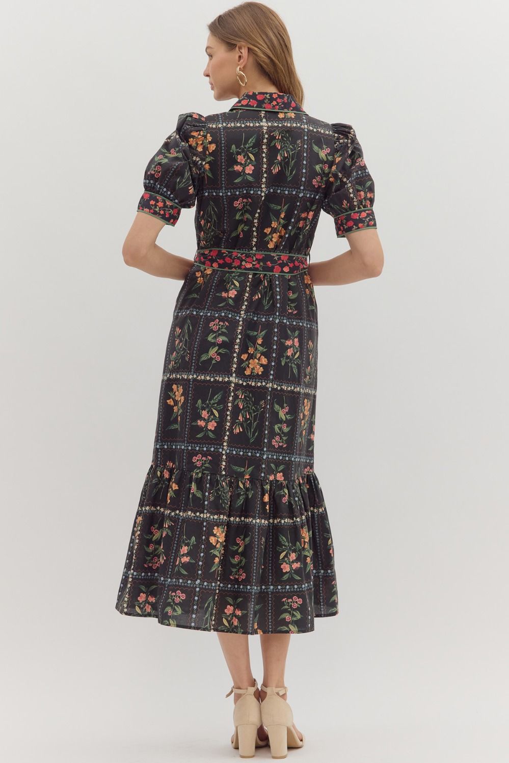 Viv Floral Midi Dress