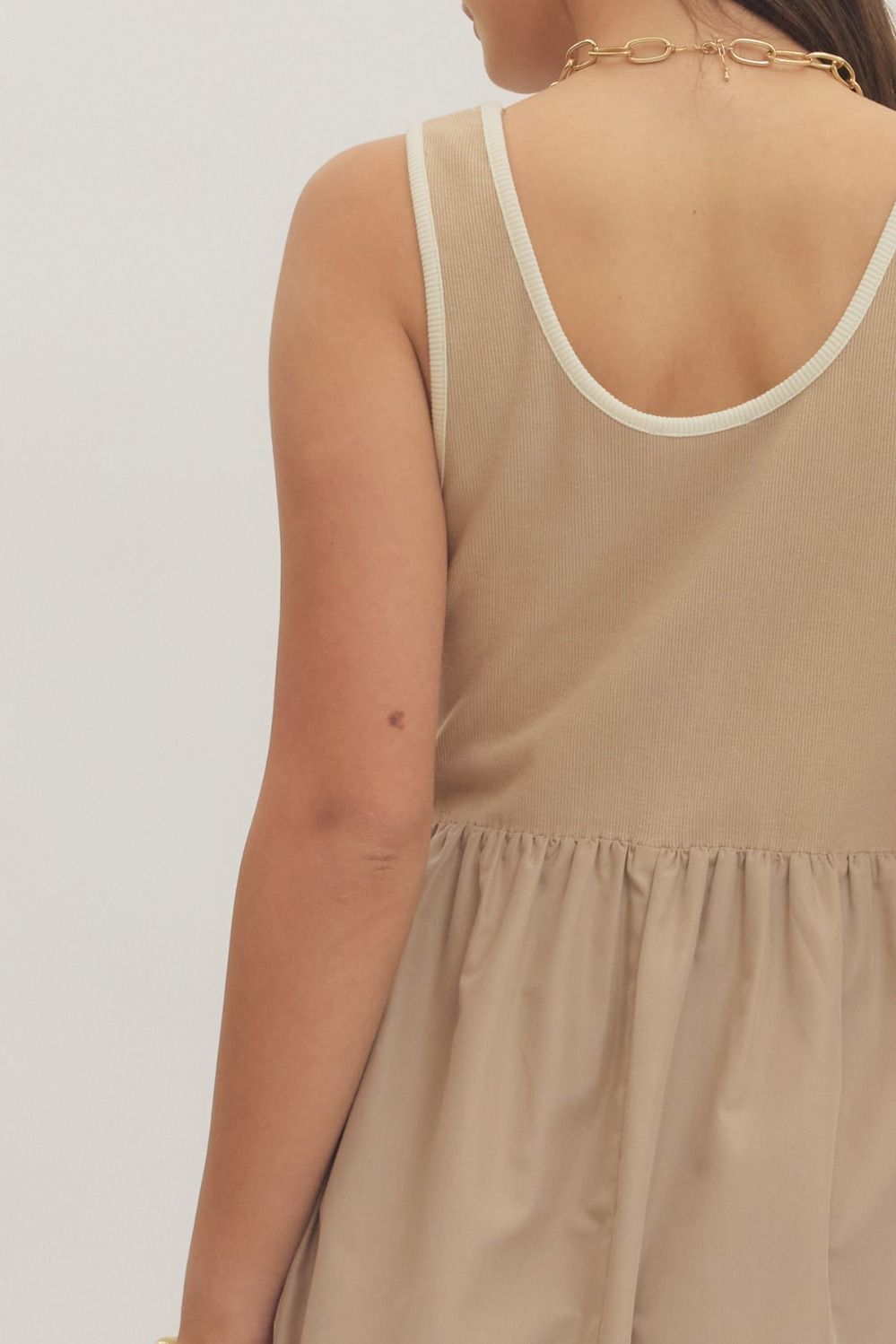 Entro Stefanie Colorblock Midi Dress