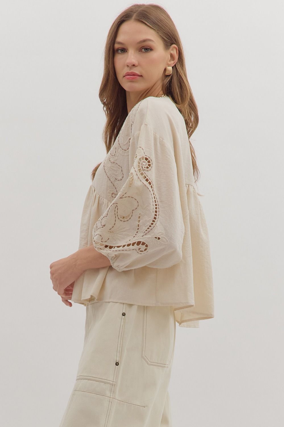 Volmer Embroidered Top