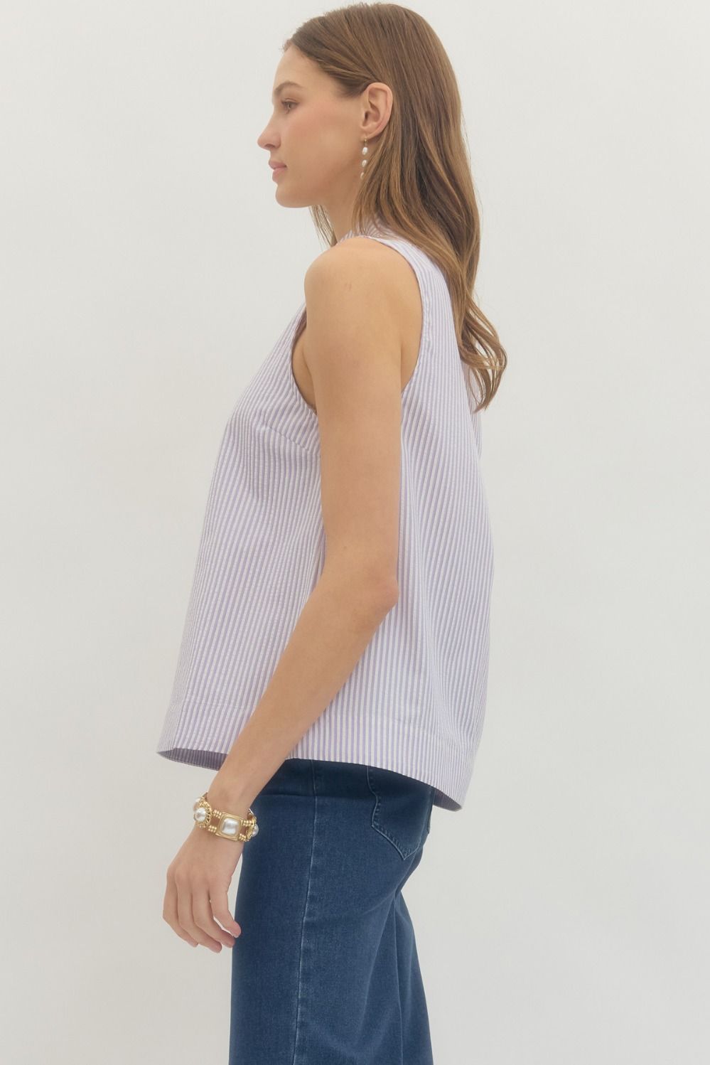 Ramsey Stripe Tank -In stores 3/13