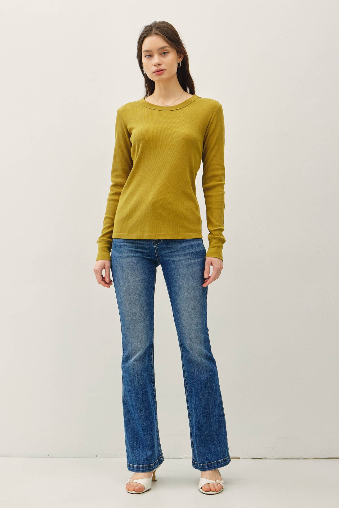 Timber Ribbed Long Sleeve Shirt