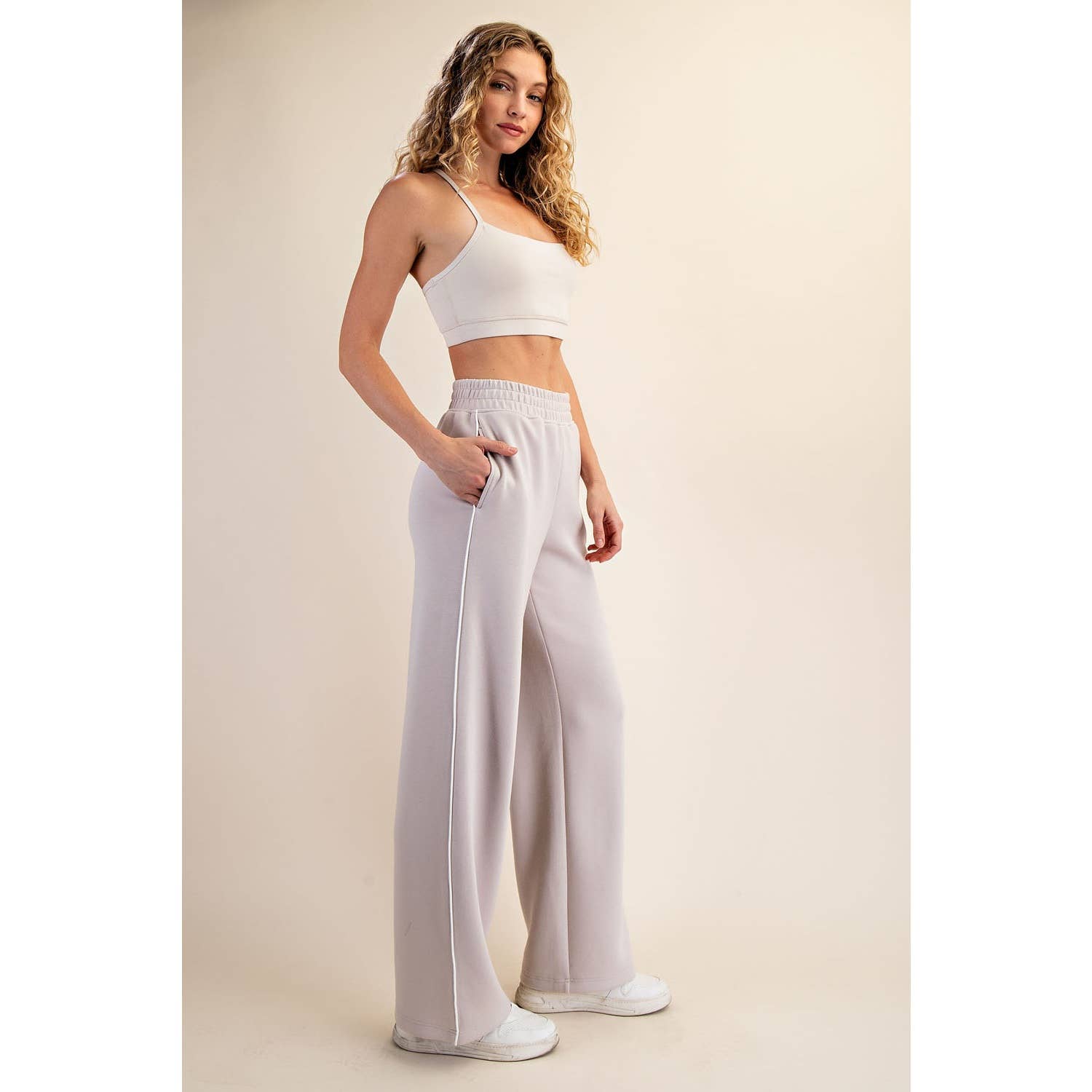 Vance Modal Scuba Piping Straight Pants PREORDER