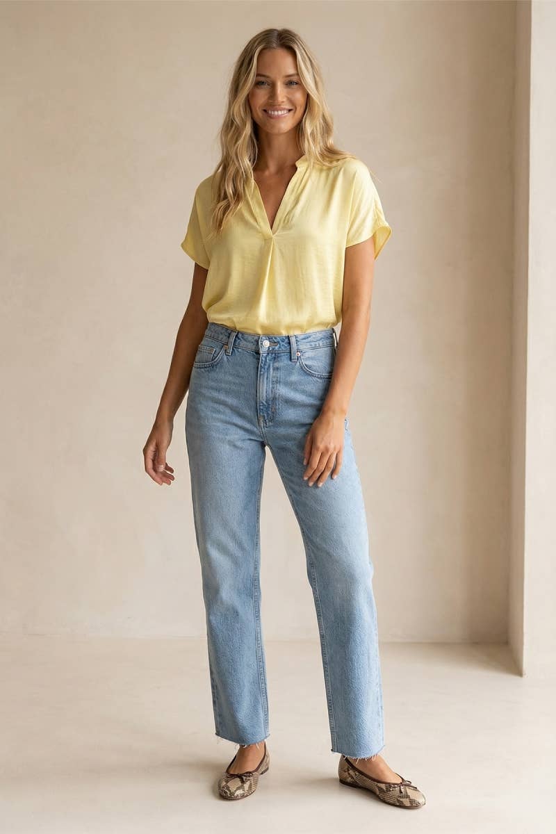 Faye Drop Shoulder Blouse