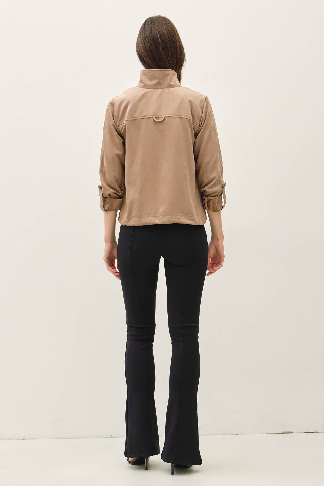 Brendah Cropped Utility Jacket
