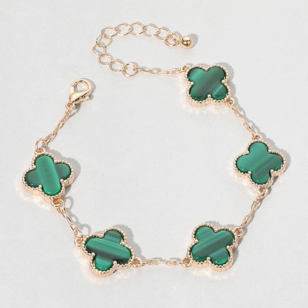 Fannie Quatrefoil Link Bracelet