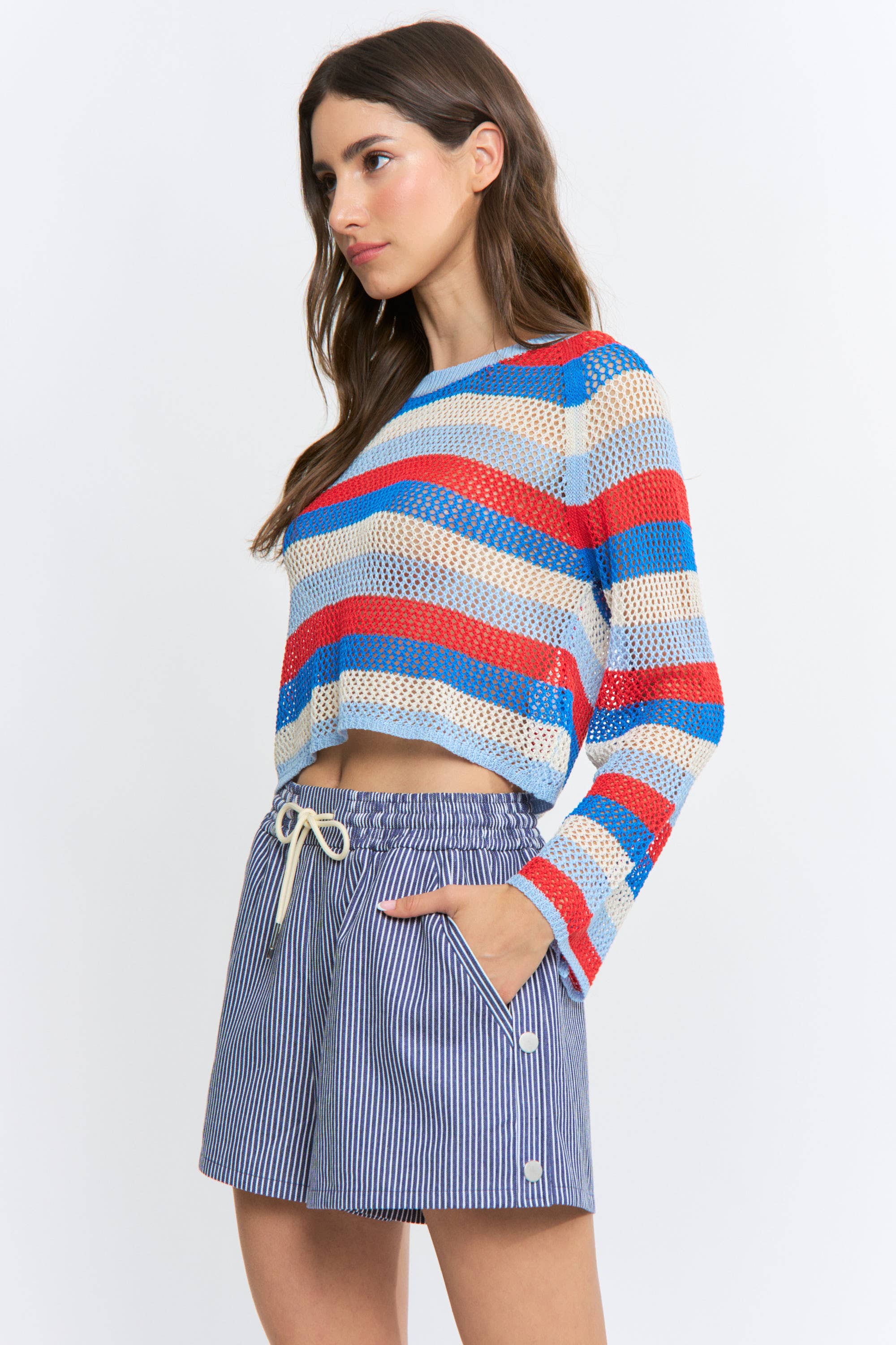 Hota Striped Knit Sweater PREORDER