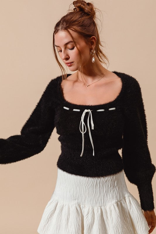 Seth Bow Fury Sweater FINAL SALE