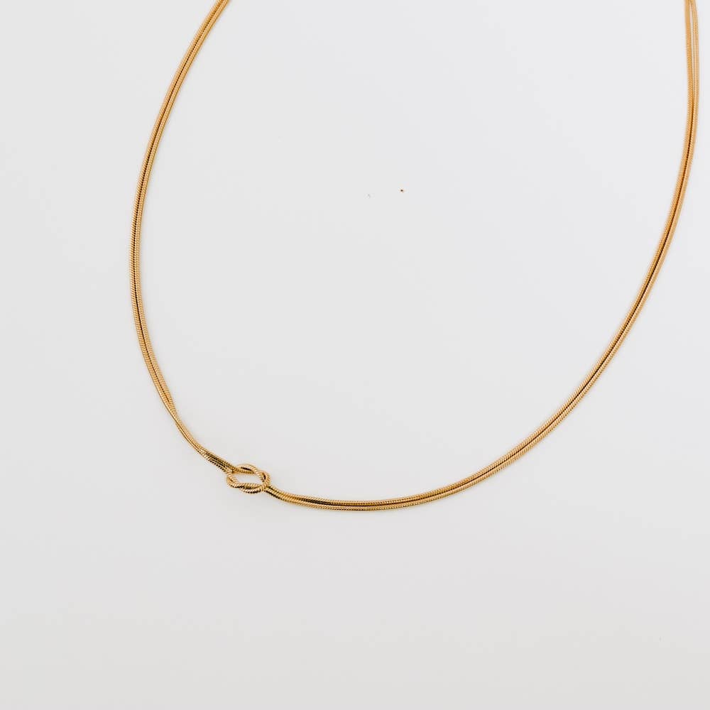 Sulli Tie The Knot Necklace
