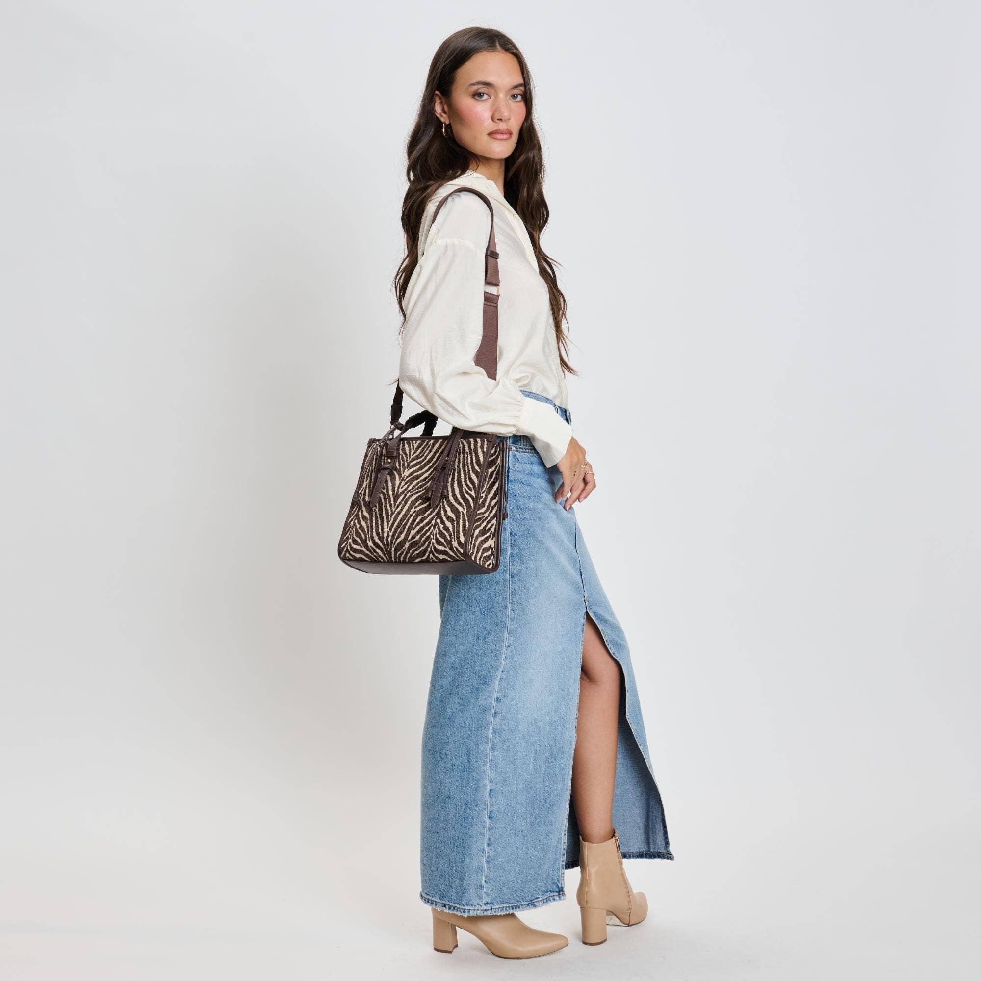 Dinsdale Zebra Print Crossbody