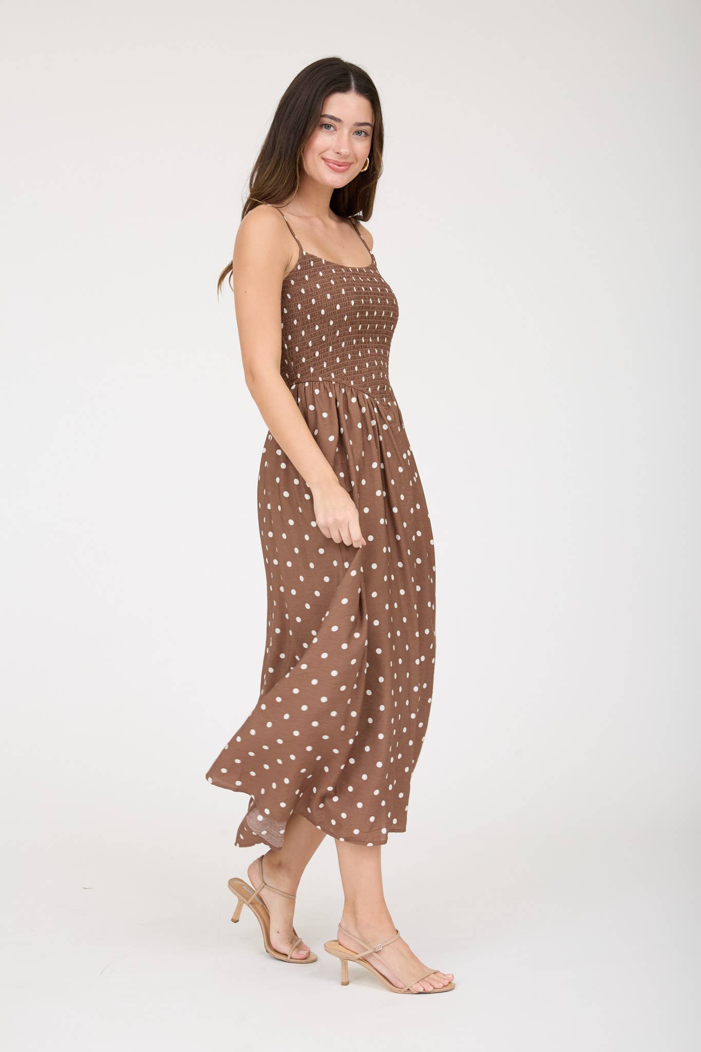 Jolene Smocked Midi Dress